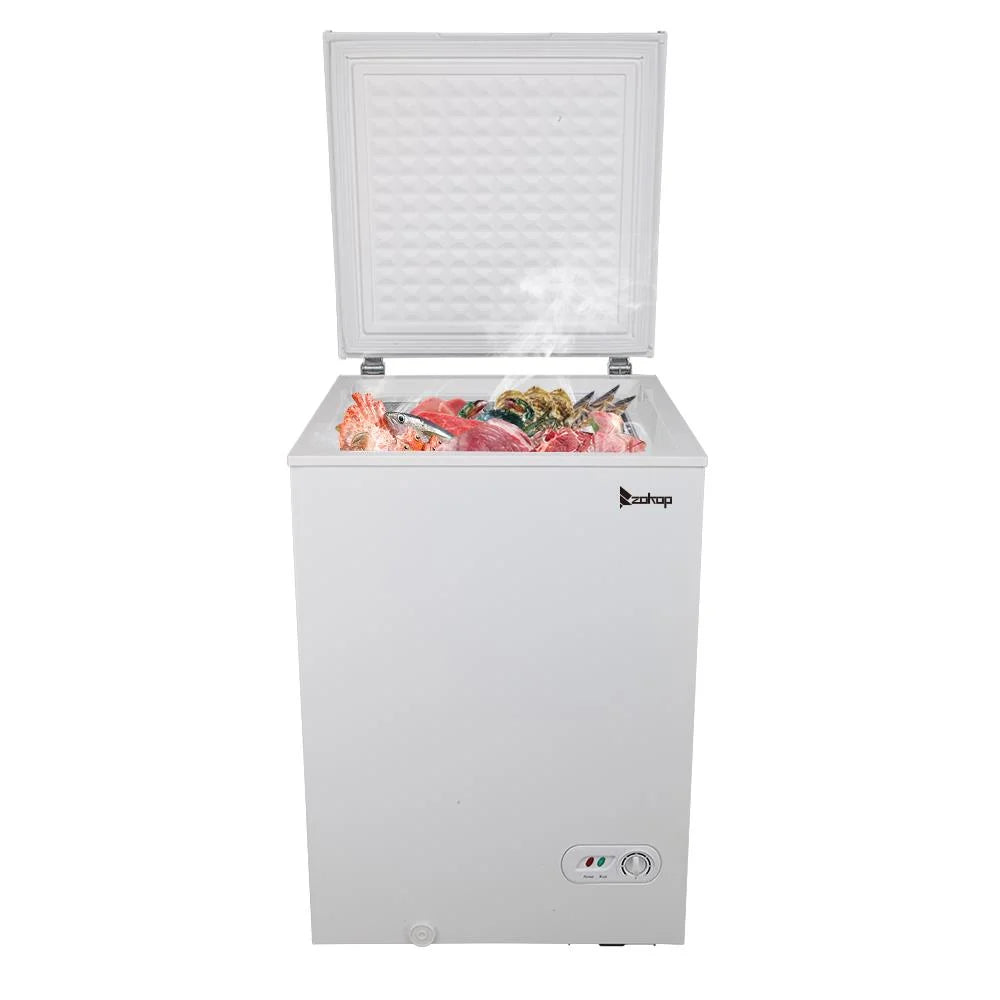 White Single Door Chest Freezer G108