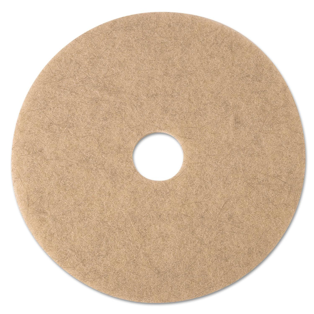 White 24x22 Super Polishing Floor Pads, 5/Carton O288227