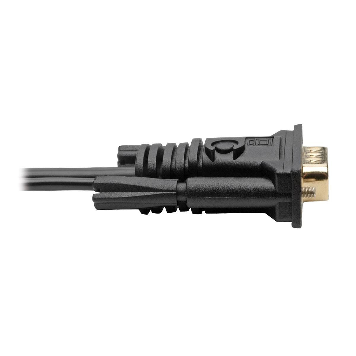 Black 6 ft VGA to HDMI Adapter Cable T647640