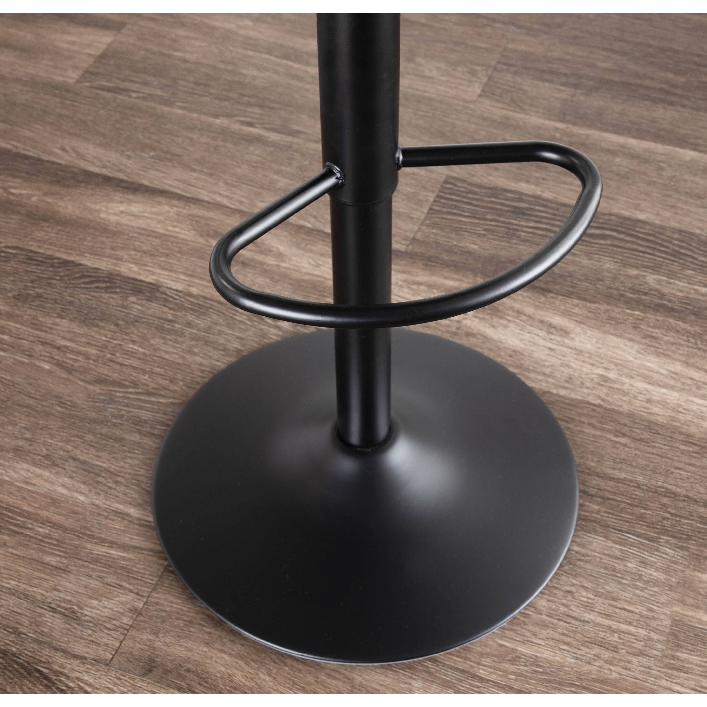 Set of 2 Brown Faux Leather Bar Stool V422924