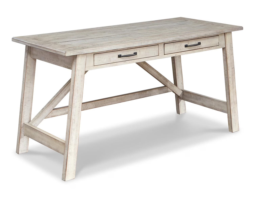 Whitewash 2 Drawer Desk B93581