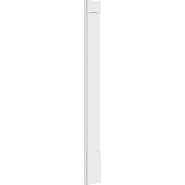 Plain PVC Pilaster with Capital and Base (Pair) X390620