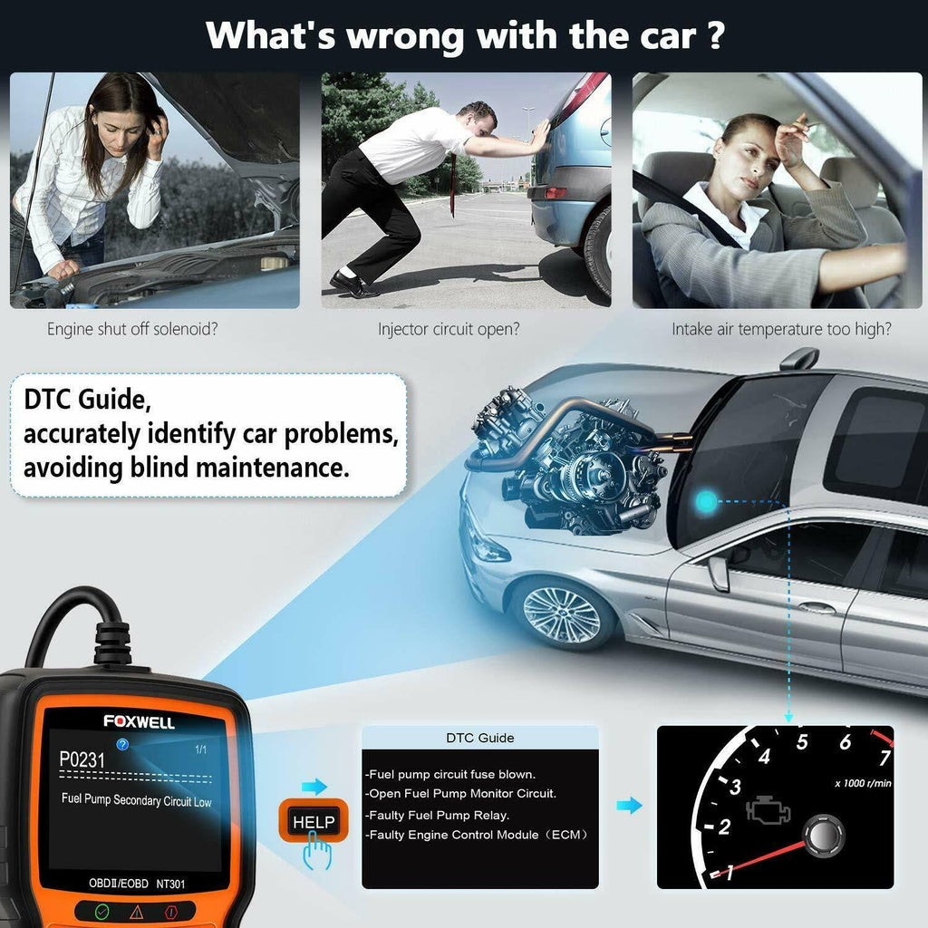 OBD2 Scanner Code Reader X9058