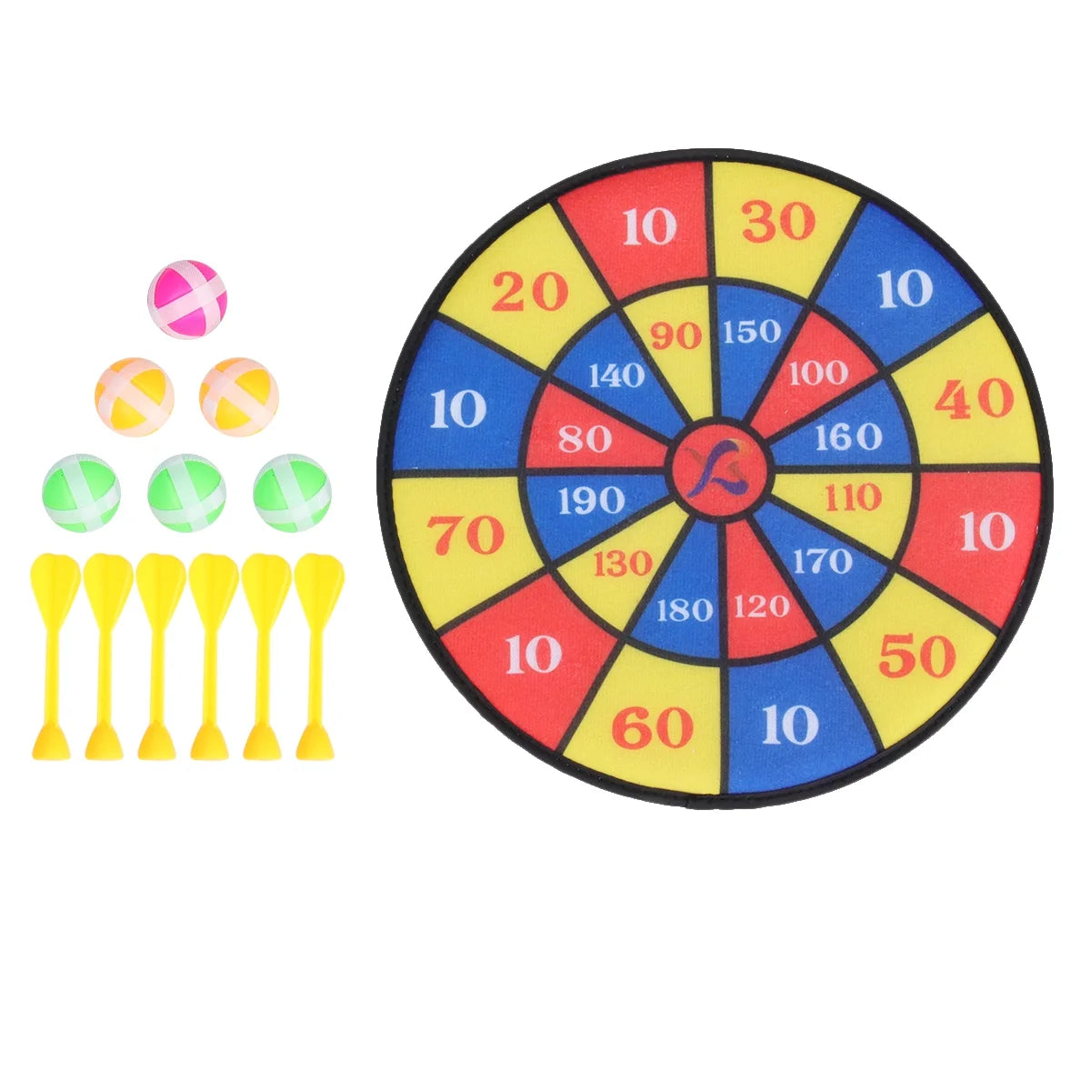 Flocking Dart Board with 4pcs Darts Dartboard Set V7031