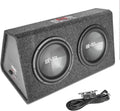 Dual 12" Powered Vented Subwoofer Enclosure with Built-in Class D Amplifier U93917