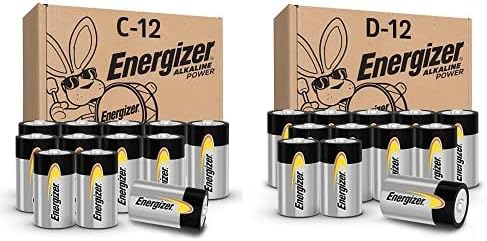C and D Alkaline Batteries Variety Pack, 24 Count G15622