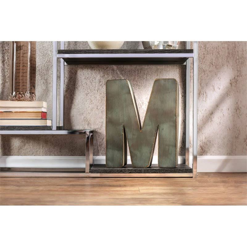 Chrome 6 Shelf Bookcase F338