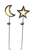 Solar Moon & Star Stake with LED Light Pack of 9 Z360190
