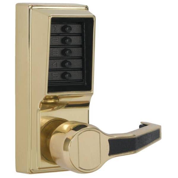 Bright Brass Cylindrical Lever Lock A1764