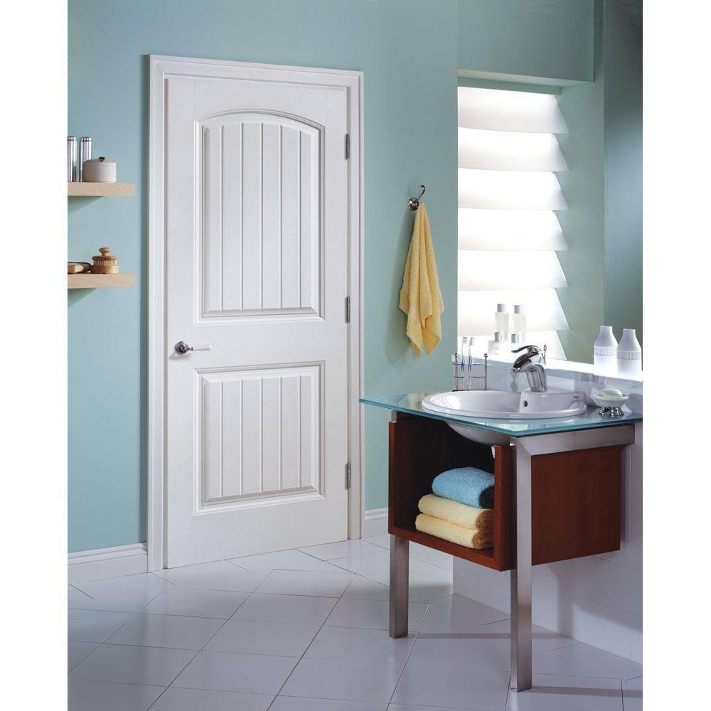 28 in. x 80 in. 2-Panel Hollow Core Primed Composite Interior Door Slab I1922