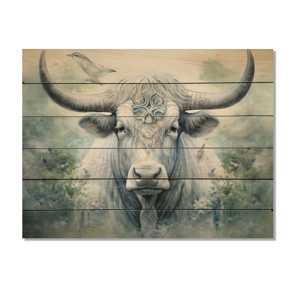 Natural Pine Wood Animals Print X77740