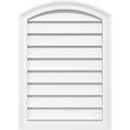 Arch Top Surface Mount PVC Gable Vent with Brickmould K113