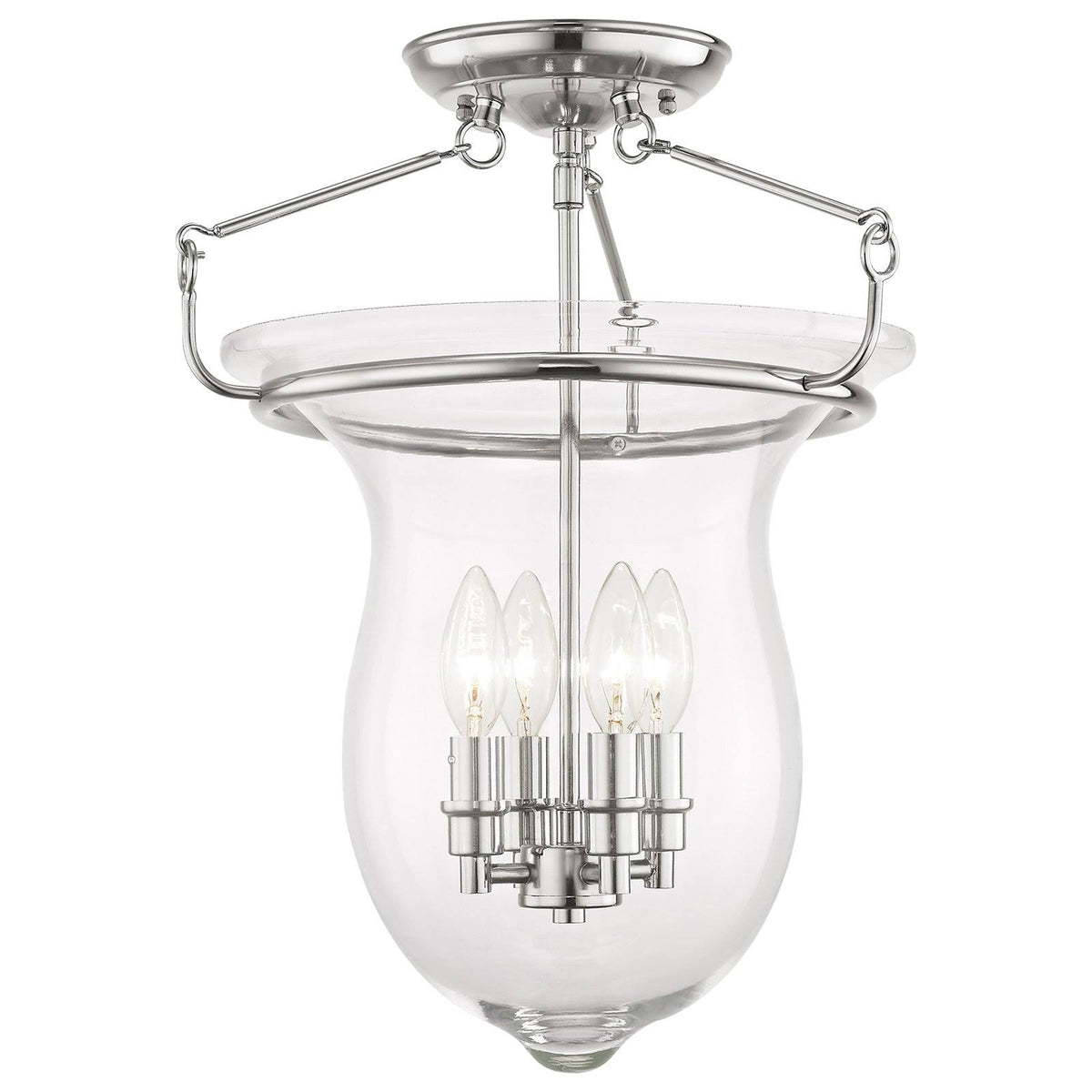 Bronze 4 Light Ceiling Mount S64542