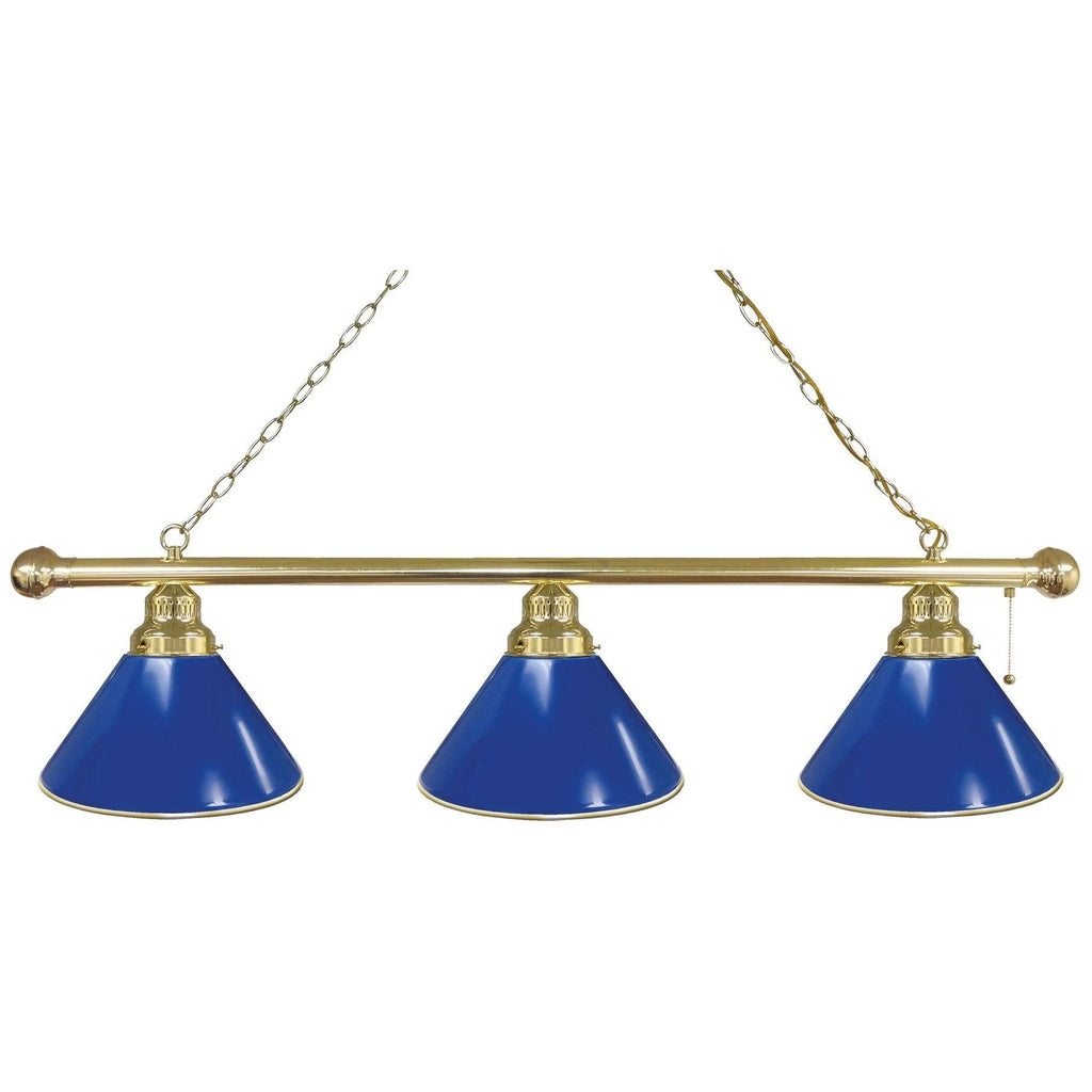 Royal Blue 3 Shade Billiard Light L438