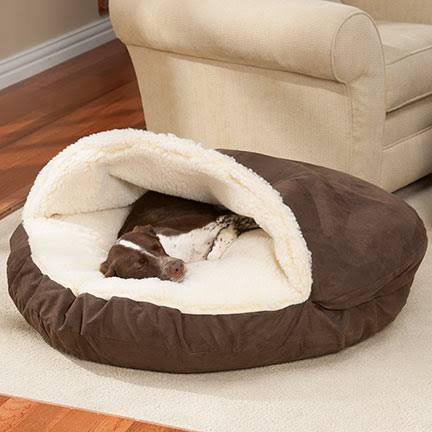 Olive Cozy Cave Pet Bed D5228