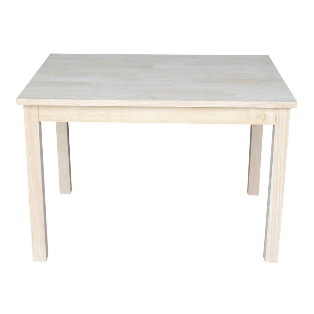 Unfinished Table with 2 Juvenile Chairs N959
