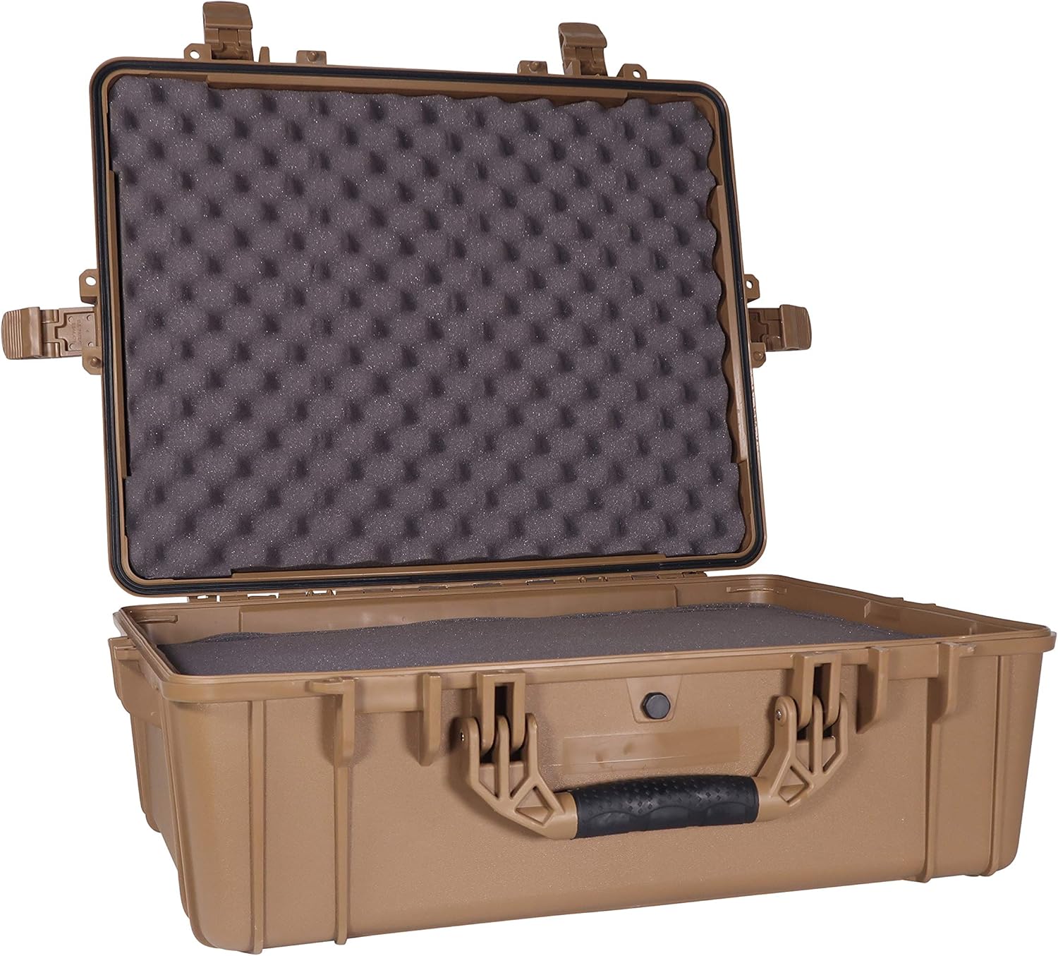Black Waterproof Hardshell Cargo Trunk Storage Case with Foam, Pack of 2 G463471