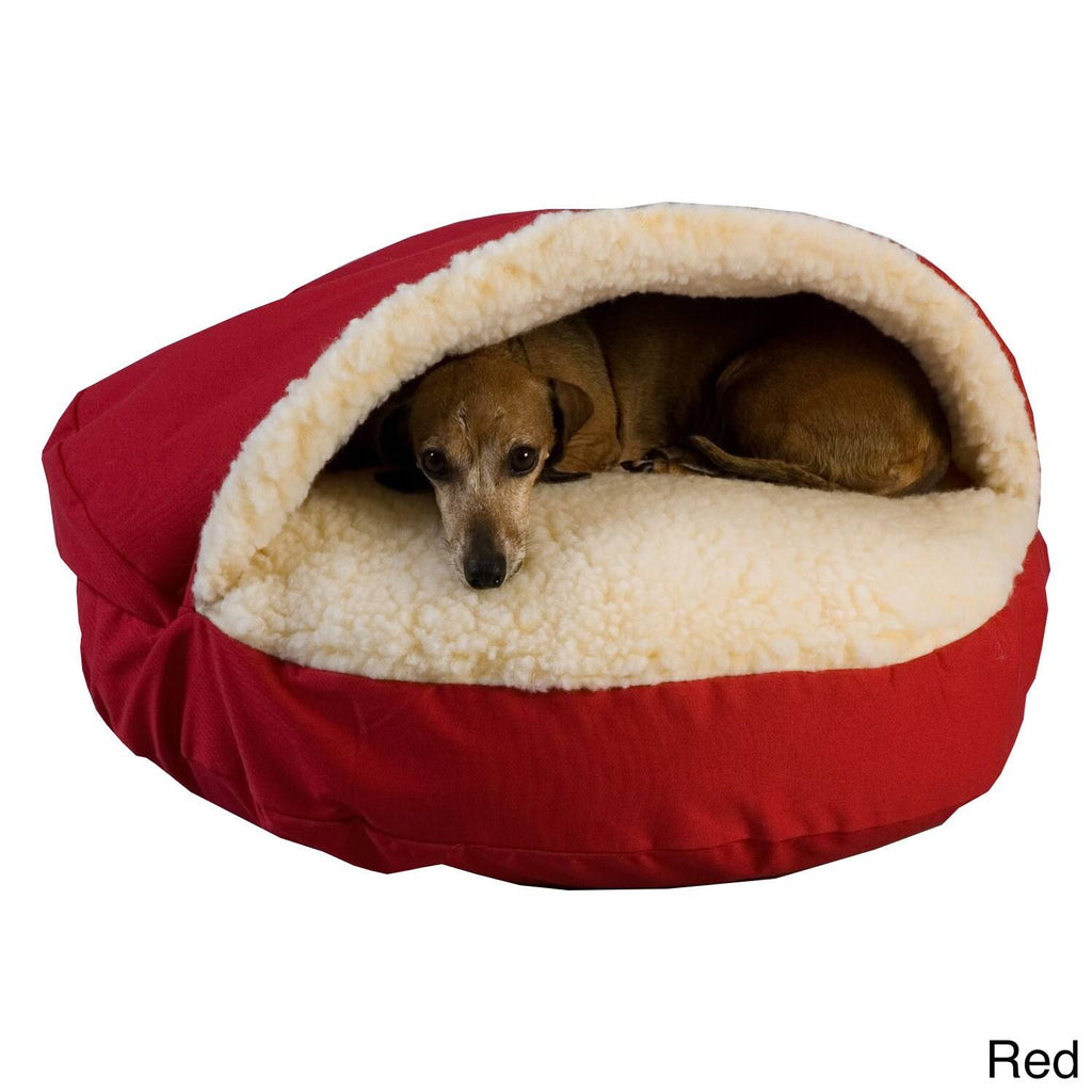 Olive Cozy Cave Pet Bed D5228