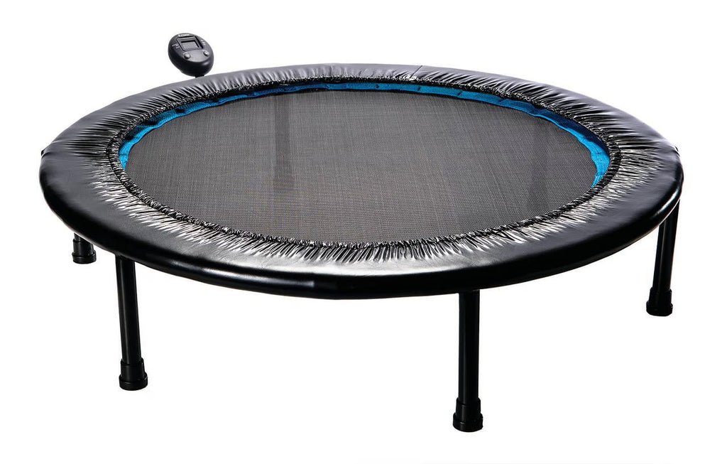 36" W x 36" D x 12" H Black Trampoline with Monitor and Adjustable Incline F10320