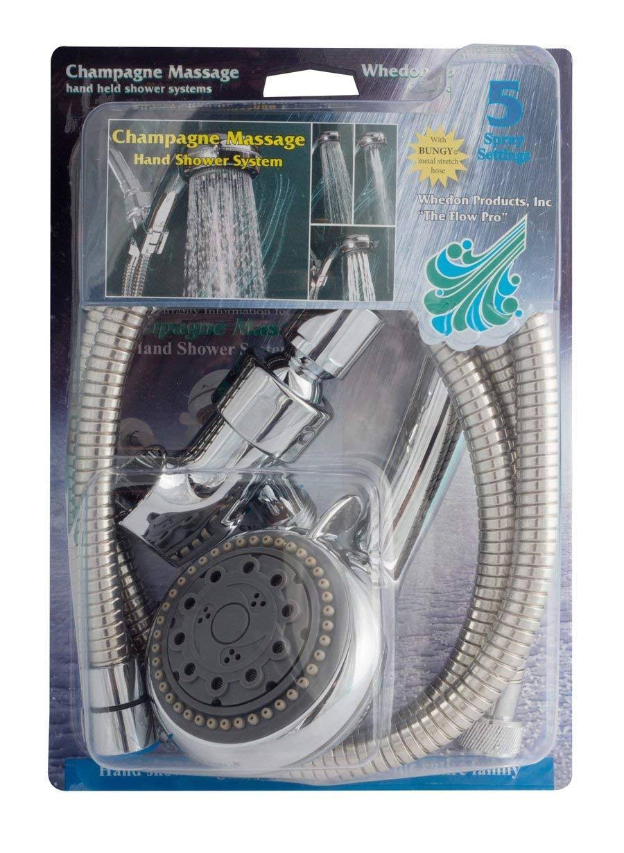 Champagne Massage 5 Spray Hand Shower Kit S712