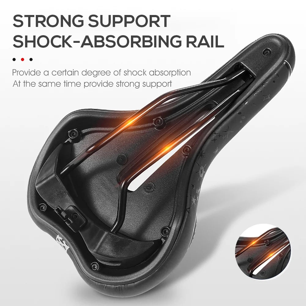 Bike Seat Cushion Padded Saddle H7314
