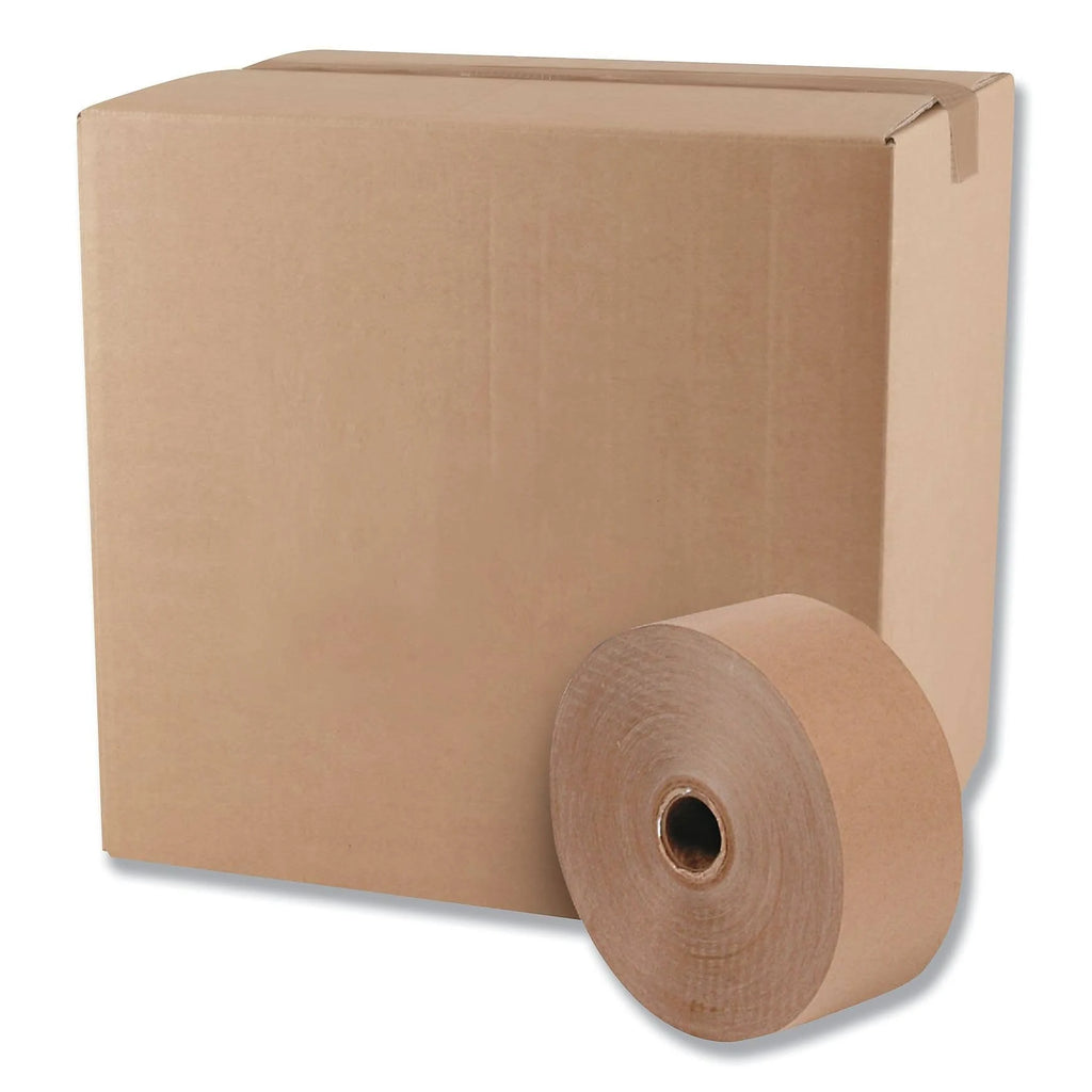 Brown Kraft Sealing Tape, 3x22 x 600 ft, 10/Carton M481733