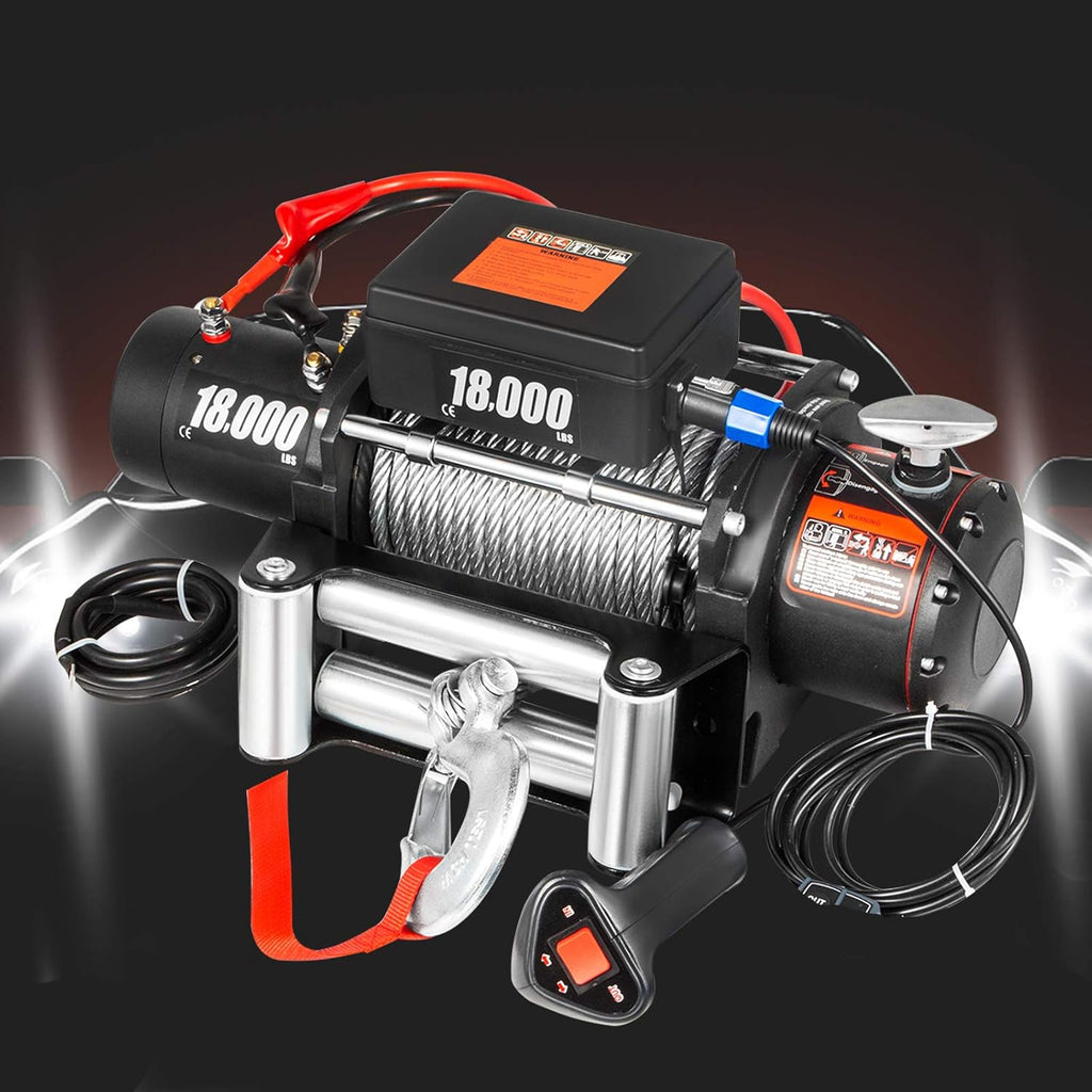18000lbs Electric Winch with Wireless Remote Control M250