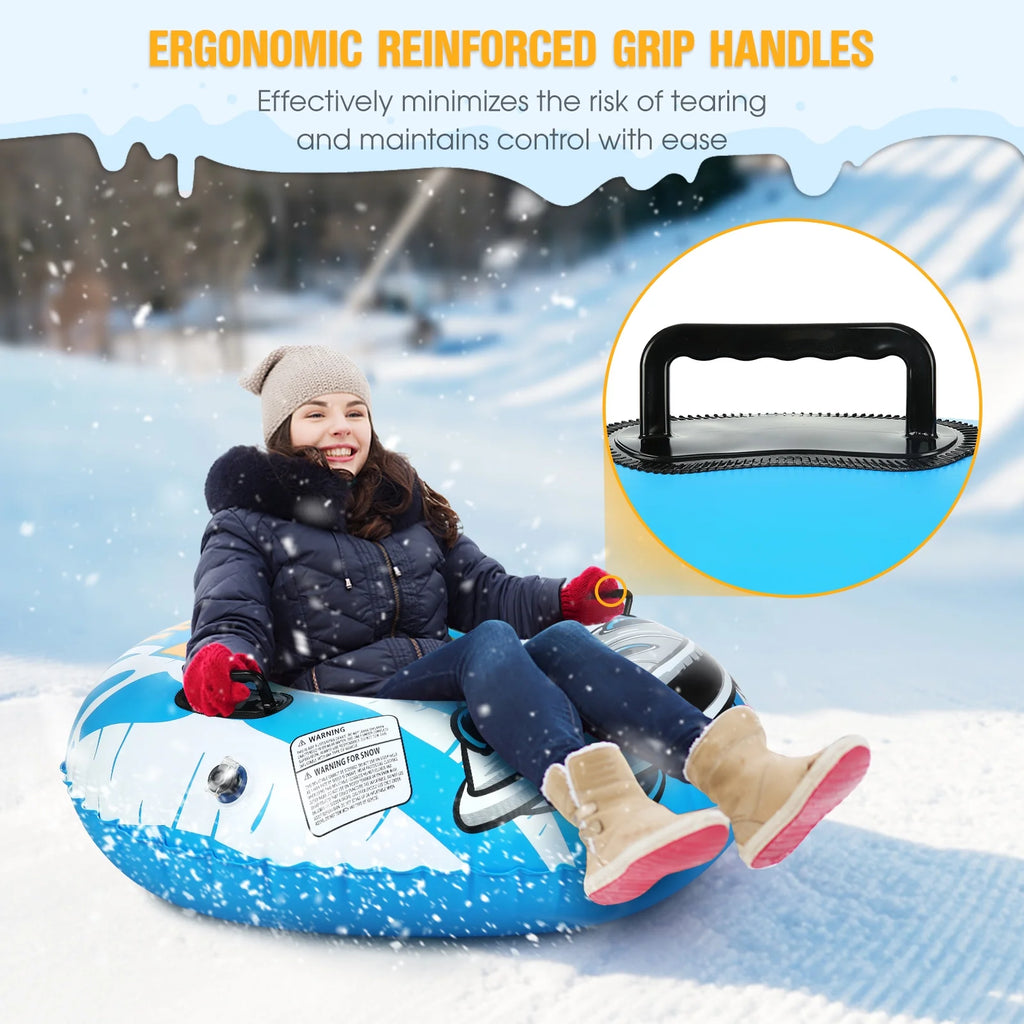 Inflatable Pvc Snow Tube Sled Q383155
