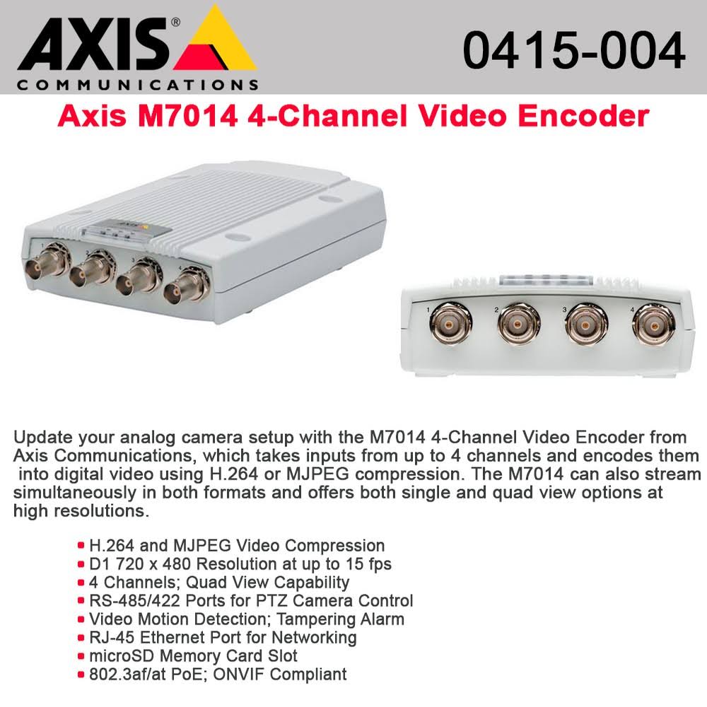 4 CH Video Encoder X138