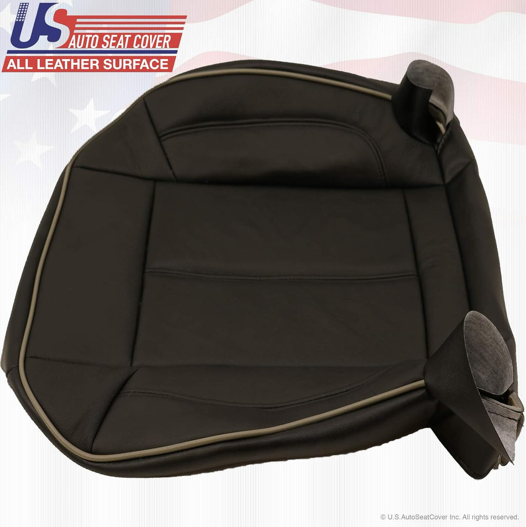 Black Leather Seat Cover Y65214