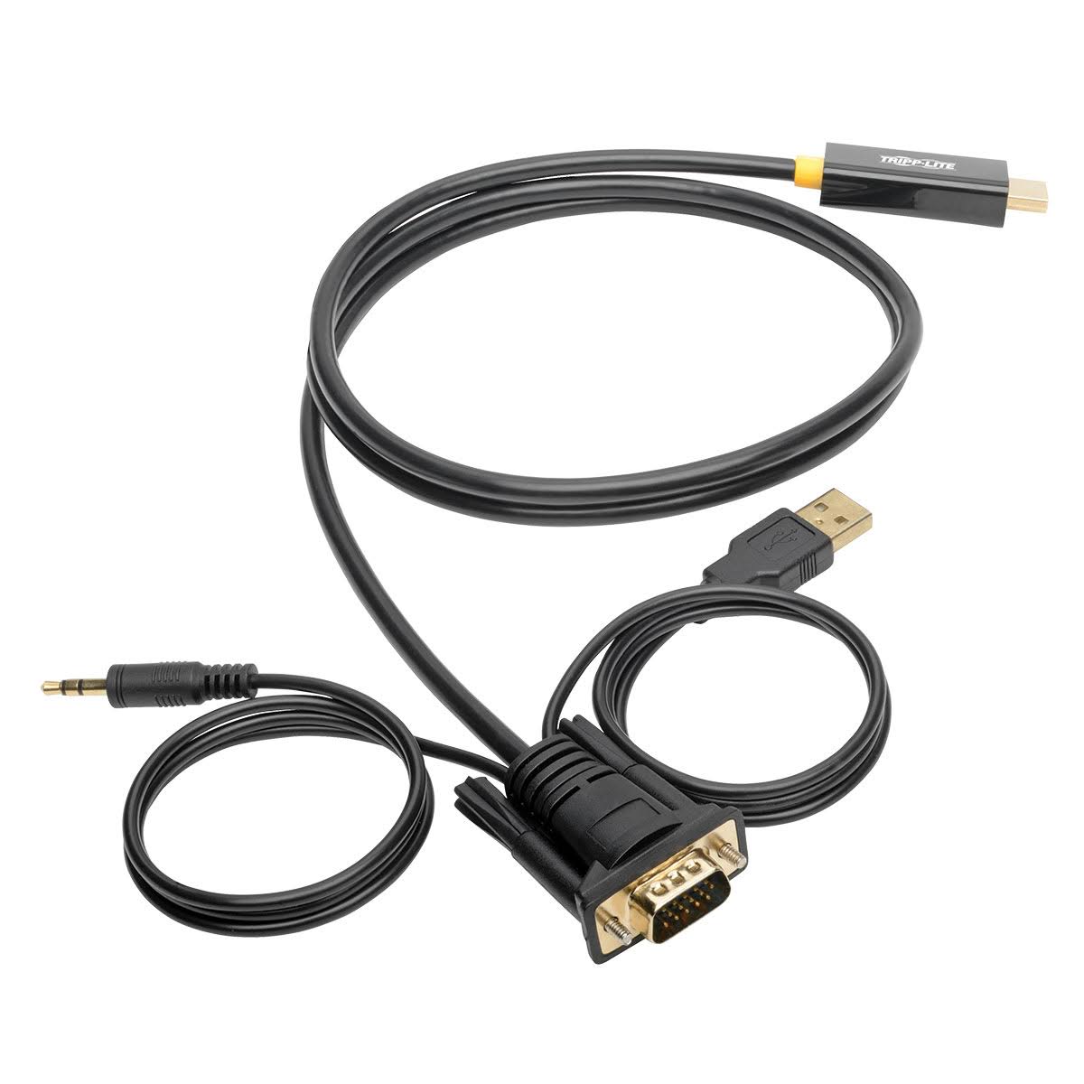 Black 6 ft VGA to HDMI Adapter Cable T647640