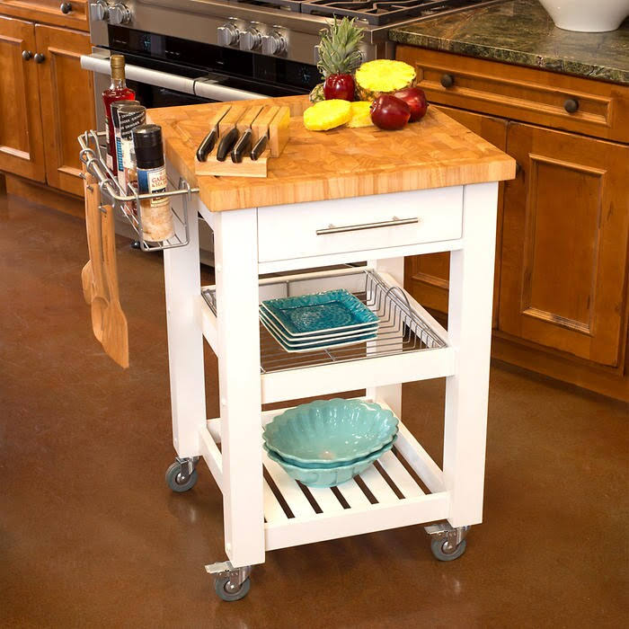 White Kitchen Work Station E88221