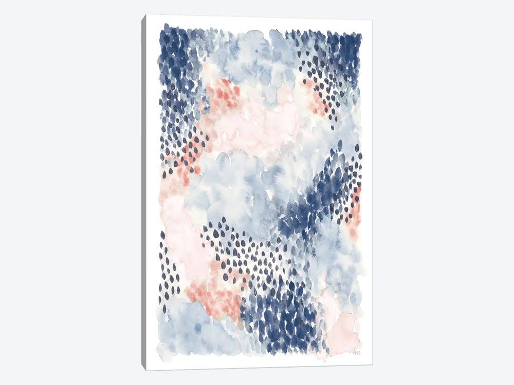Canvas Wall Decor Prints - Spring Blooms Watercolor art J3457