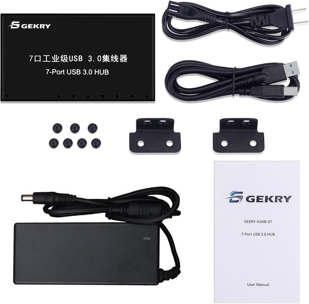 7-Port Powered USB 3.0 Hub with AC Adapter F5637