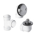 Tuscan Brass PVC Plumber&s Half Kit with Economy Lift & Turn Trim B816