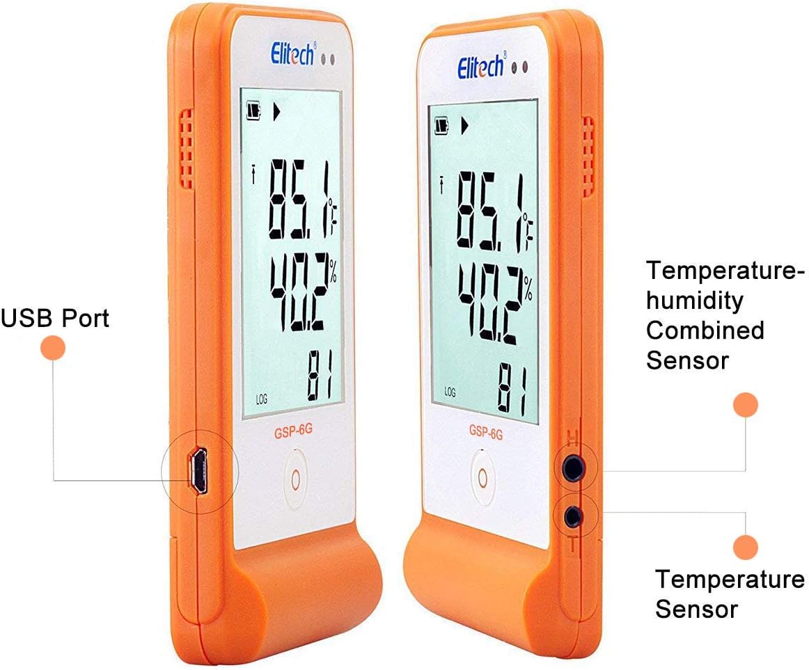 Digital Temperature Humidity Data Logger Pack of 2 A5625