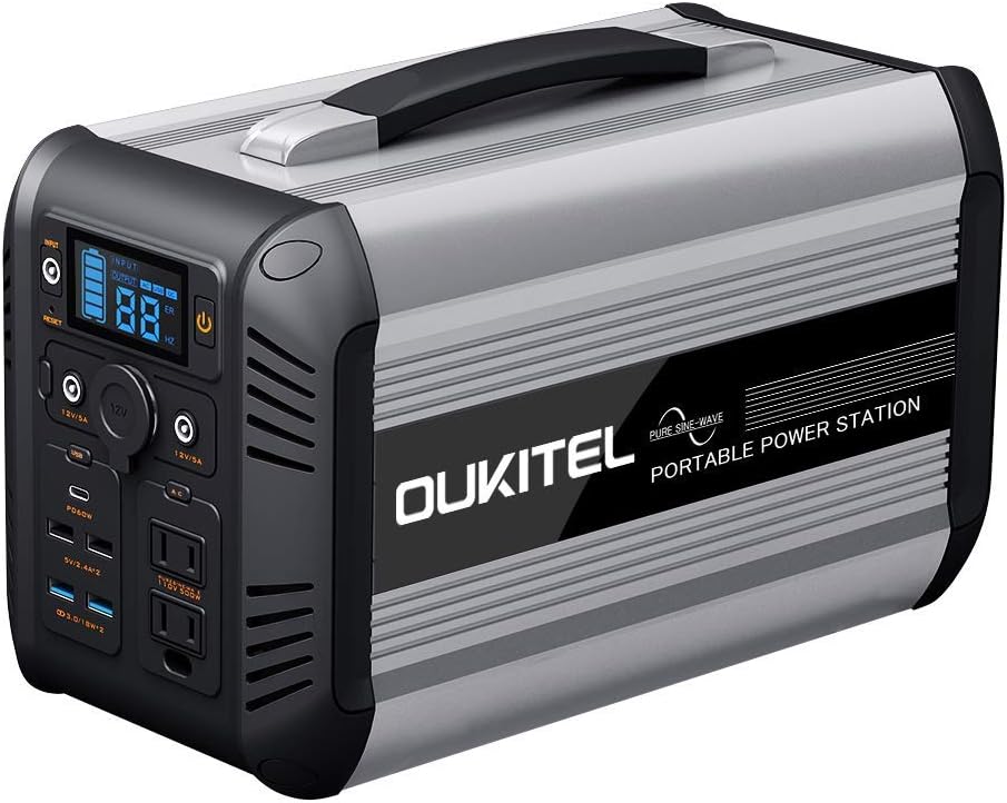 192000mAh 614.4Wh LiFePO4 110V 500W Portable Power Station with AC Outlet L40894