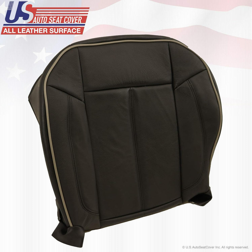 Black Leather Seat Cover Y65214