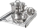 Chrome Finish Wire Frame Pull Out Drawer Cabinet Organizer, Pack of 2 R8991