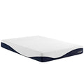 10x22 Full Memory Foam Mattress, White, Fabric E4370