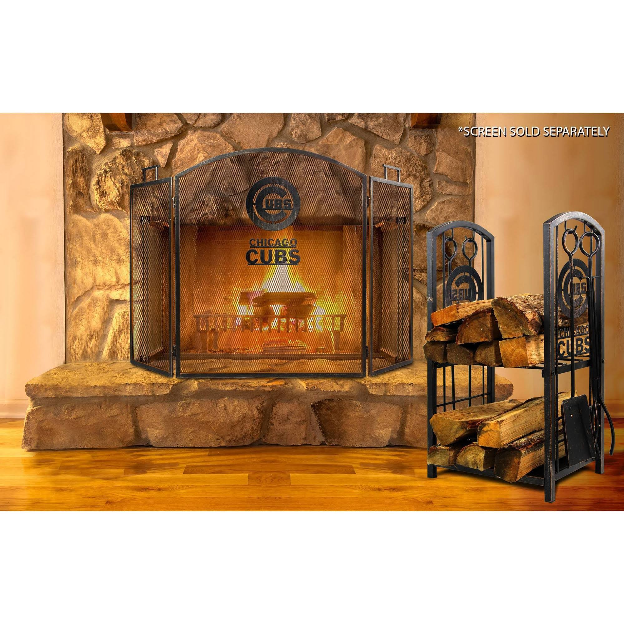 Fireplace Wood Holder & Tool Set A492043