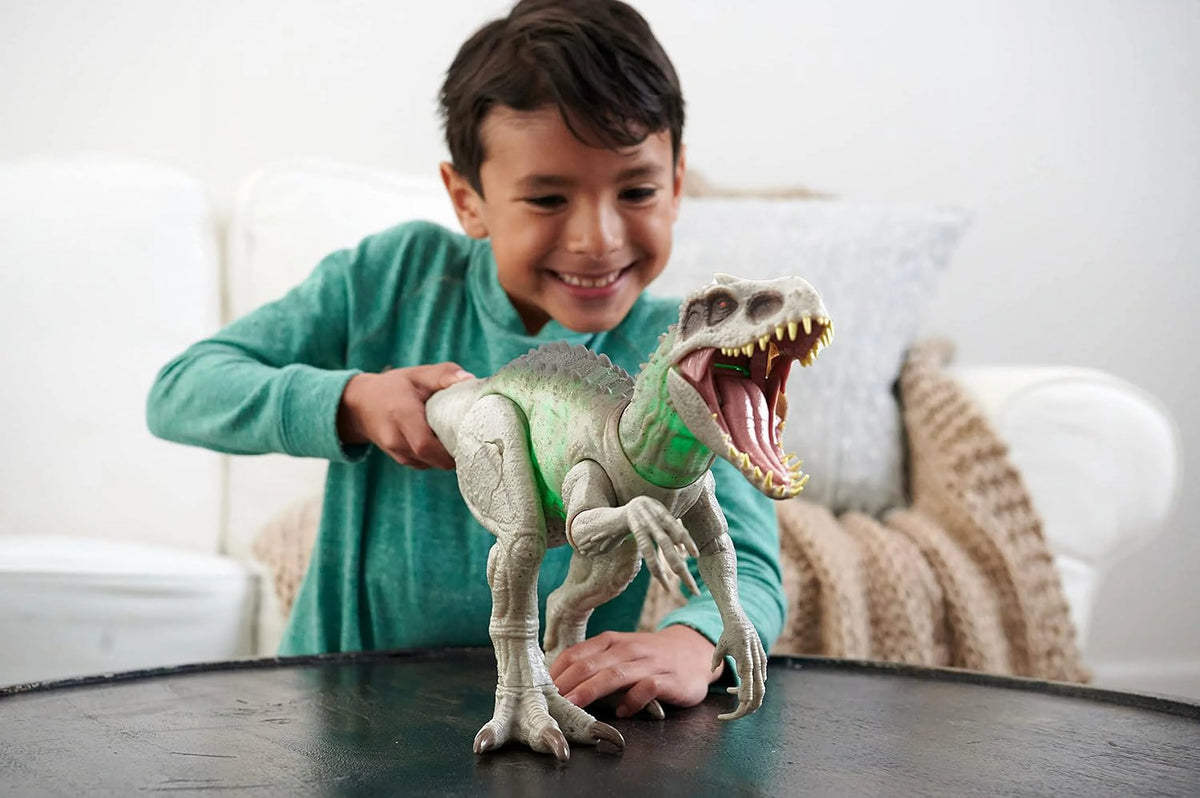 Camouflage 'N Battle Indominus Rex Dinosaur Toy with Lights, Sounds & Motion D275619
