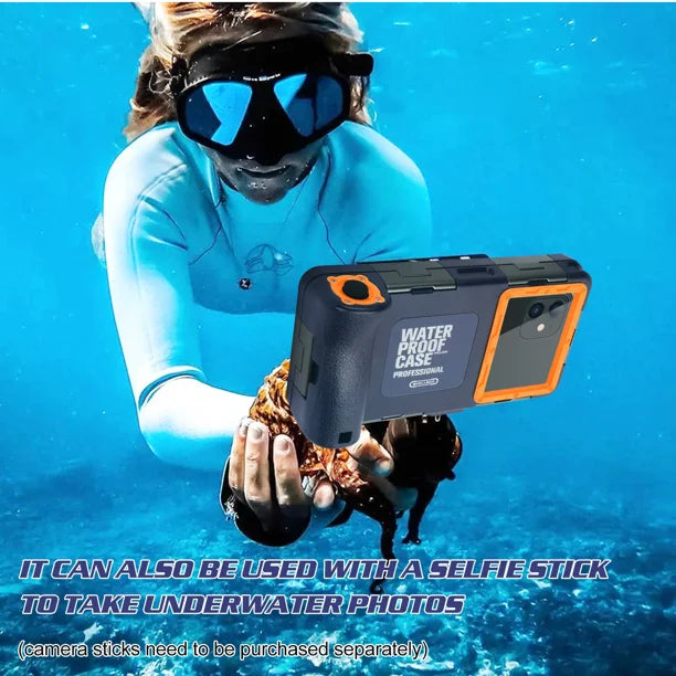 Waterproof UnderWater Case for Samsung Galaxy Note20 Ultra 5G and all Phones Up to 6.9 Inch with Lanyard X21734