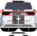 Gloss Dark Smoke Precut Vinyl Overlay Tint Kit Film X82657