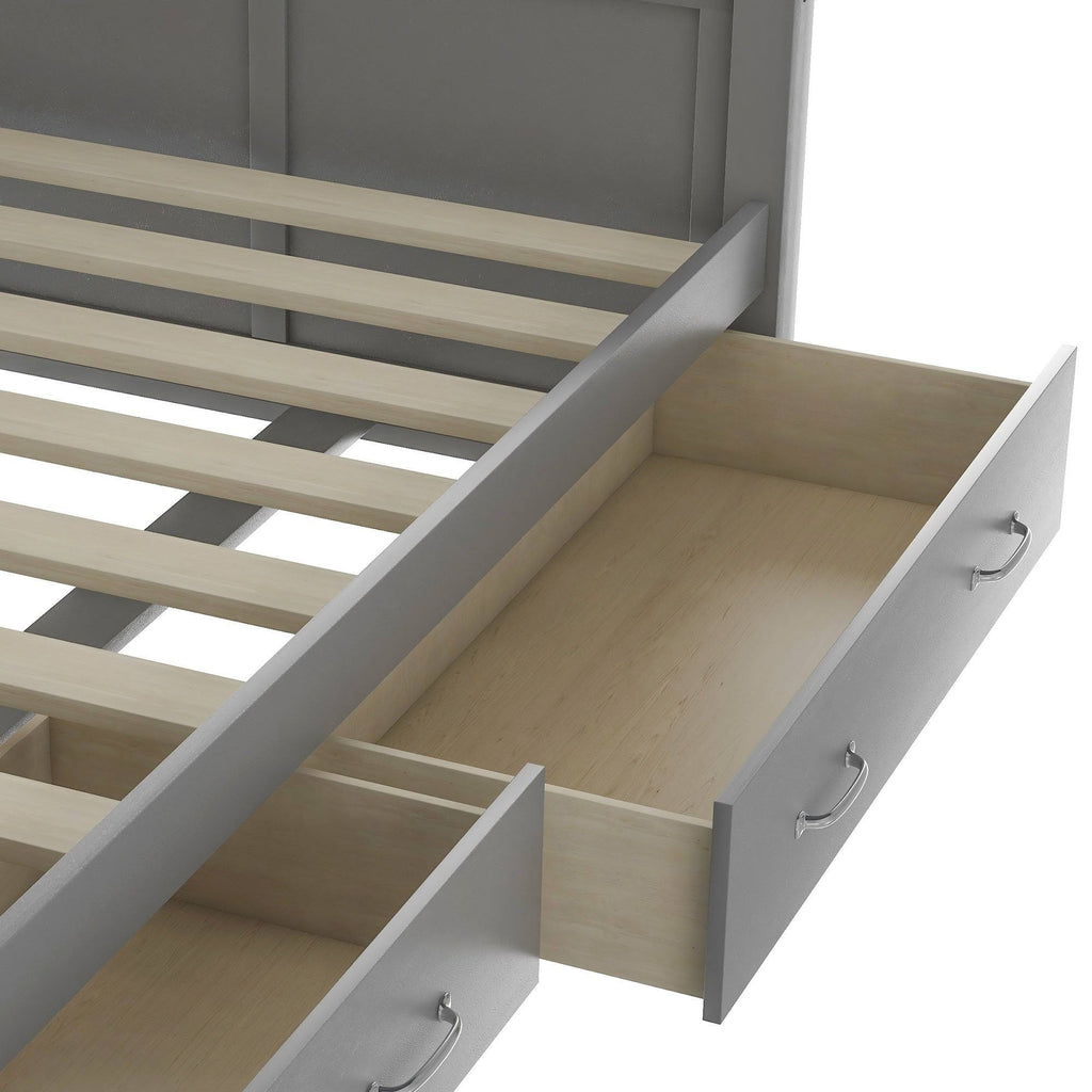Grey Twin Size Daybed with 2 Large Drawers Z82807