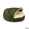 Olive Cozy Cave Pet Bed D5228