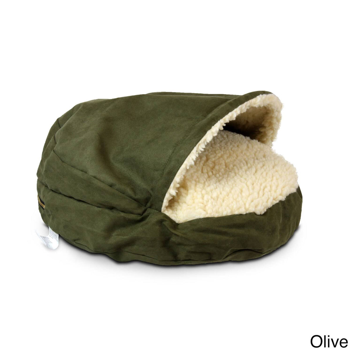 Olive Cozy Cave Pet Bed D5228