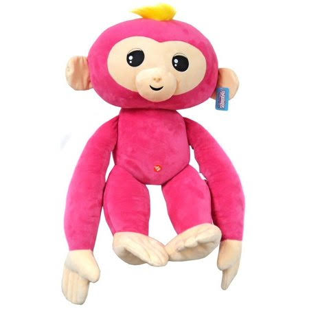 Pink Jumbo Plush Monkey with Sound C2468