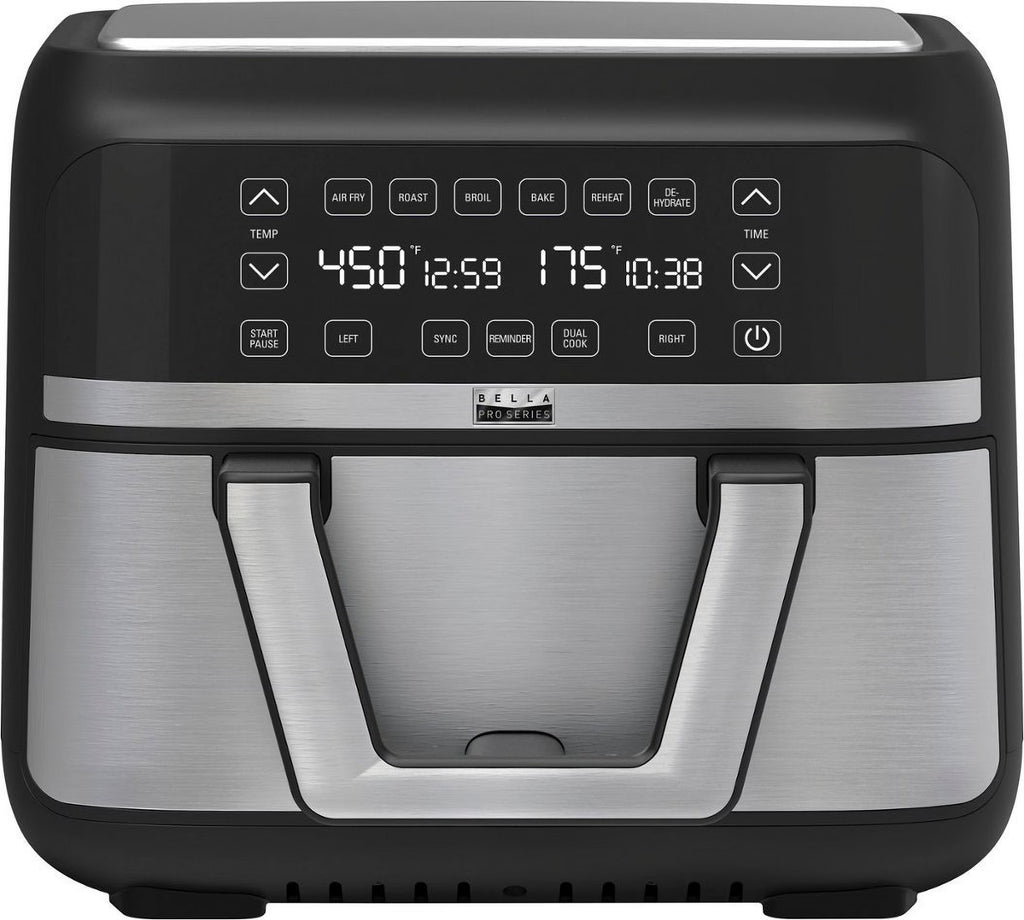 Stainless Steel Digital Air Fryer with Dual Flex Basket M882299