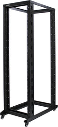 42U 4-Post Open Frame Server Rack Black J49705